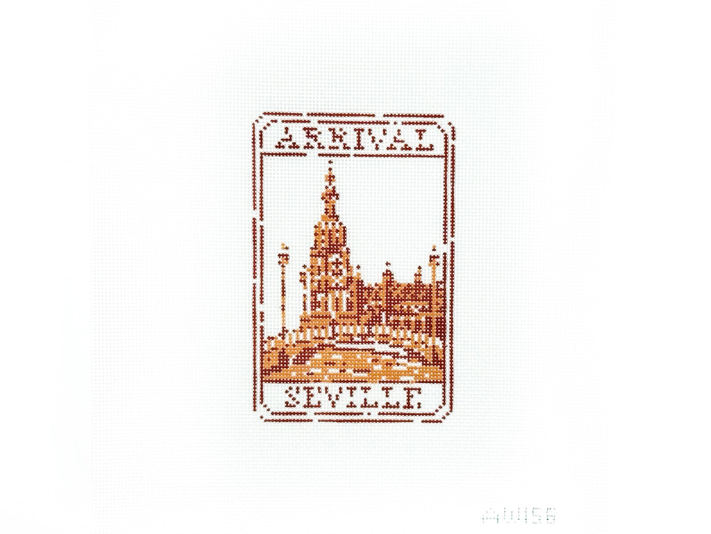 Passport Stamp - Seville - Audrey Wu Designs
