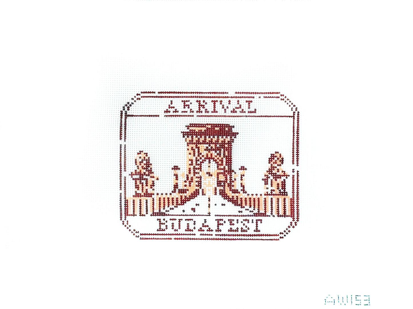 Passport Stamp - Budapest - Audrey Wu Designs