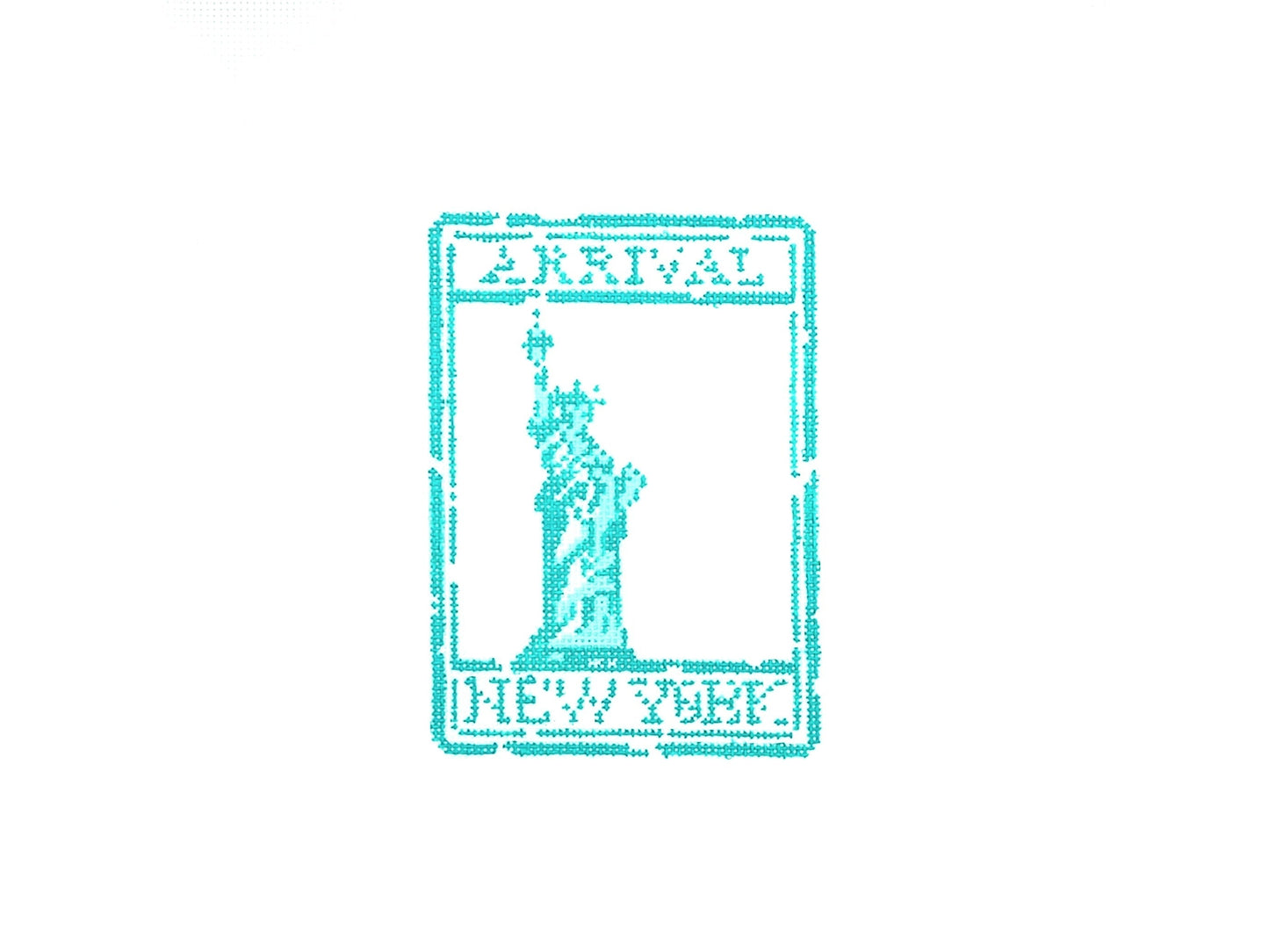 Passport Stamp - New York - Audrey Wu Designs