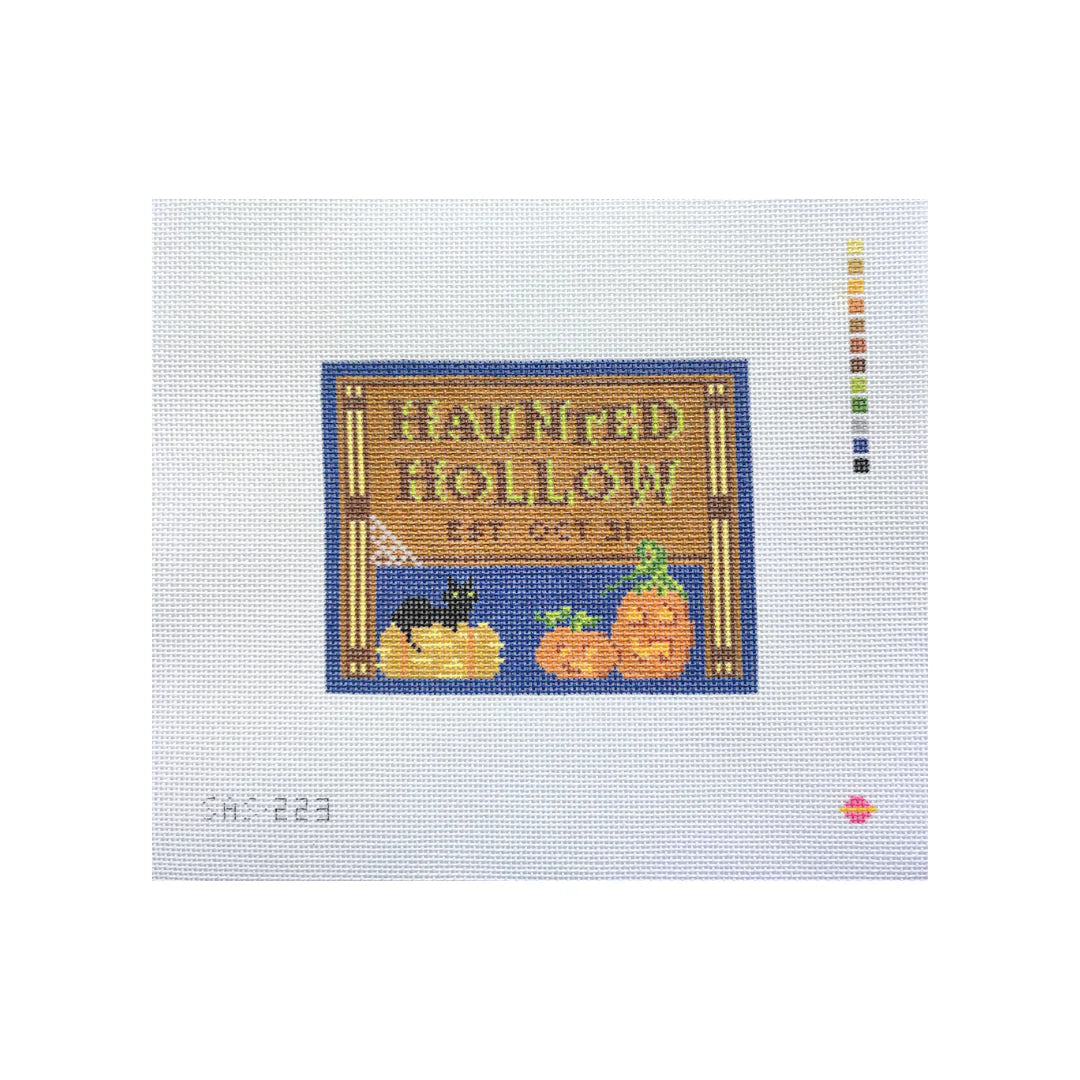 Halloween needlepoint canvases
