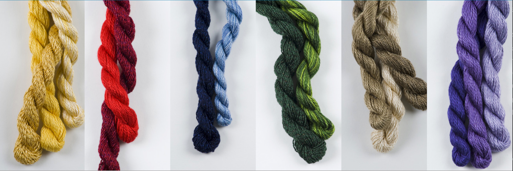 Needlepoint threads and fibers