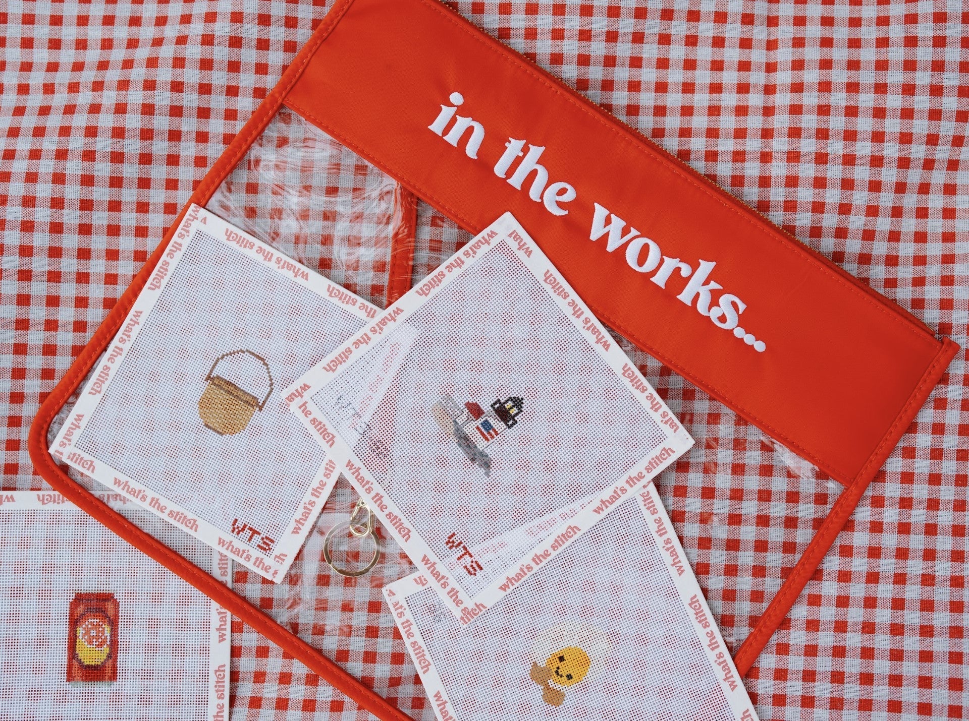 Needlepoint accessories and project bags