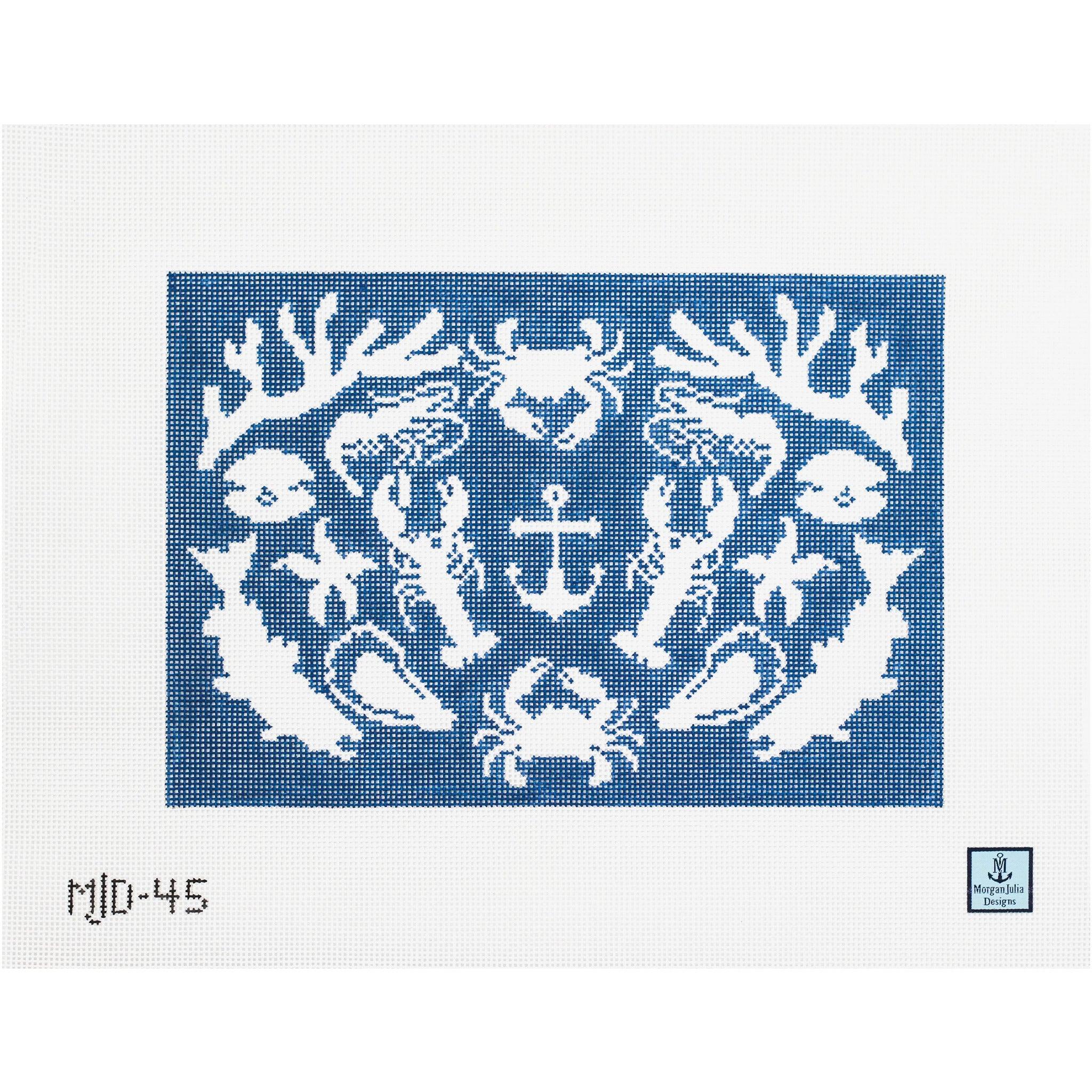 Hand-painted needlepoint canvases