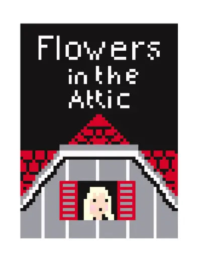 Flowers In The Attic Needlepoint Canvas