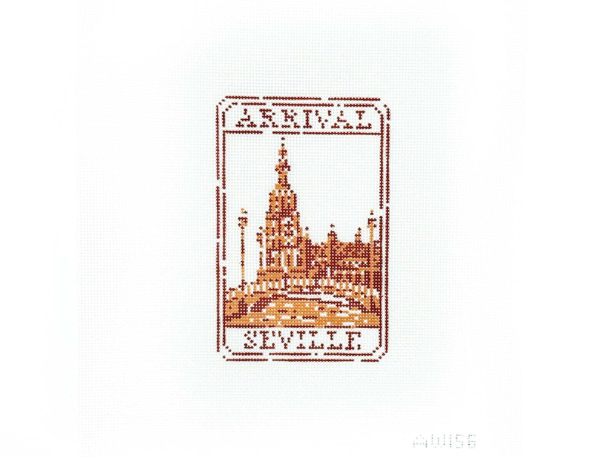 Passport Stamp - Seville - Audrey Wu Designs