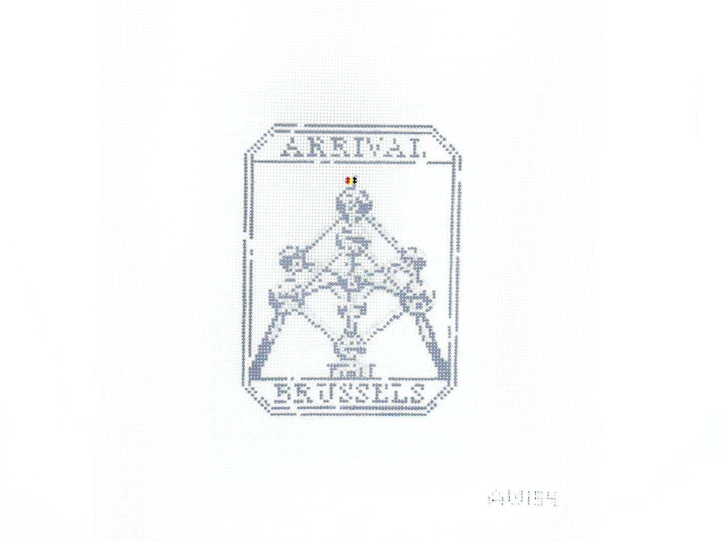 Passport Stamp - Brussels - Audrey Wu Designs