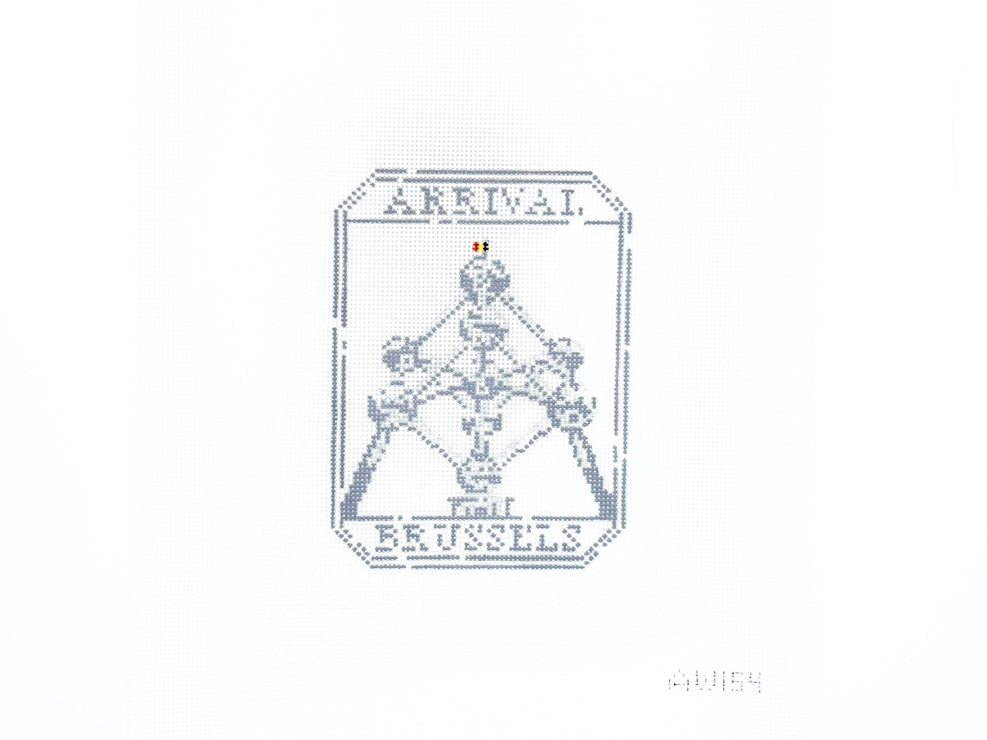 Passport Stamp - Brussels - Audrey Wu Designs