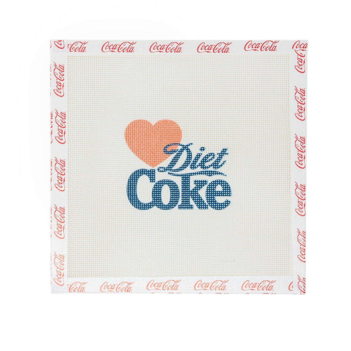 Love Diet Coke Needlepoint Canvas