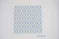 Scallop Hydrangea Pillow needlepoint canvas