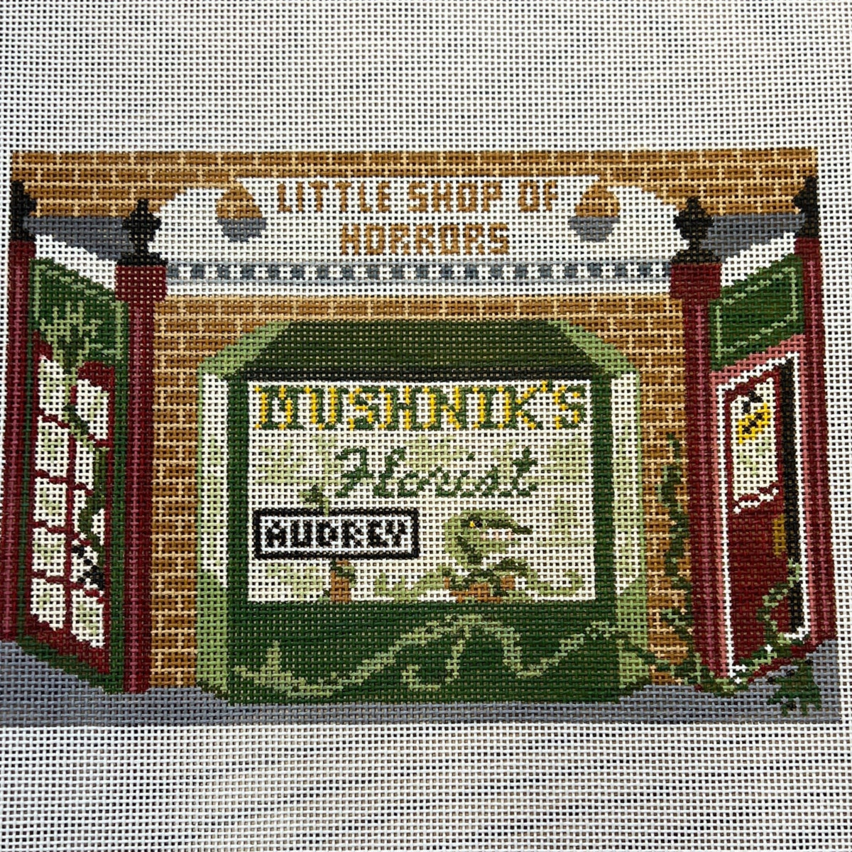 Little Shop of Horrors needlepoint canvas