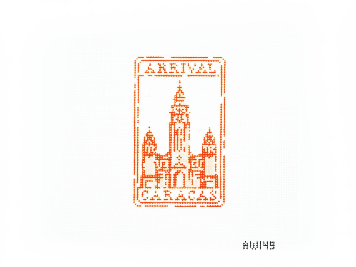 Passport Stamp - Caracas - Audrey Wu Designs