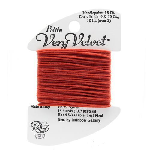 V692: Paprika Very Velvet Petite