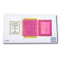 Love Story Trifold Clutch needlepoint canvas