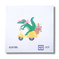 La Dolce Vita Crocodile needlepoint canvas