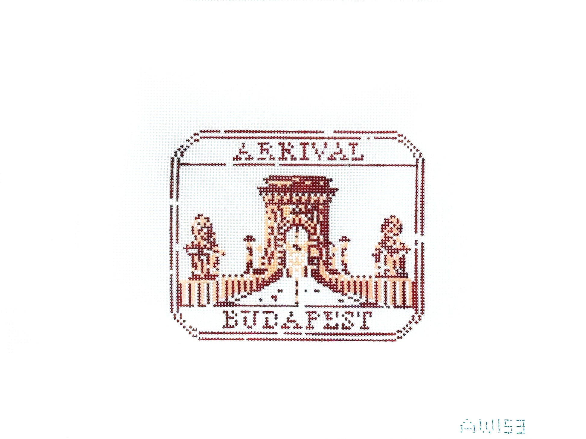 Passport Stamp - Budapest - Audrey Wu Designs