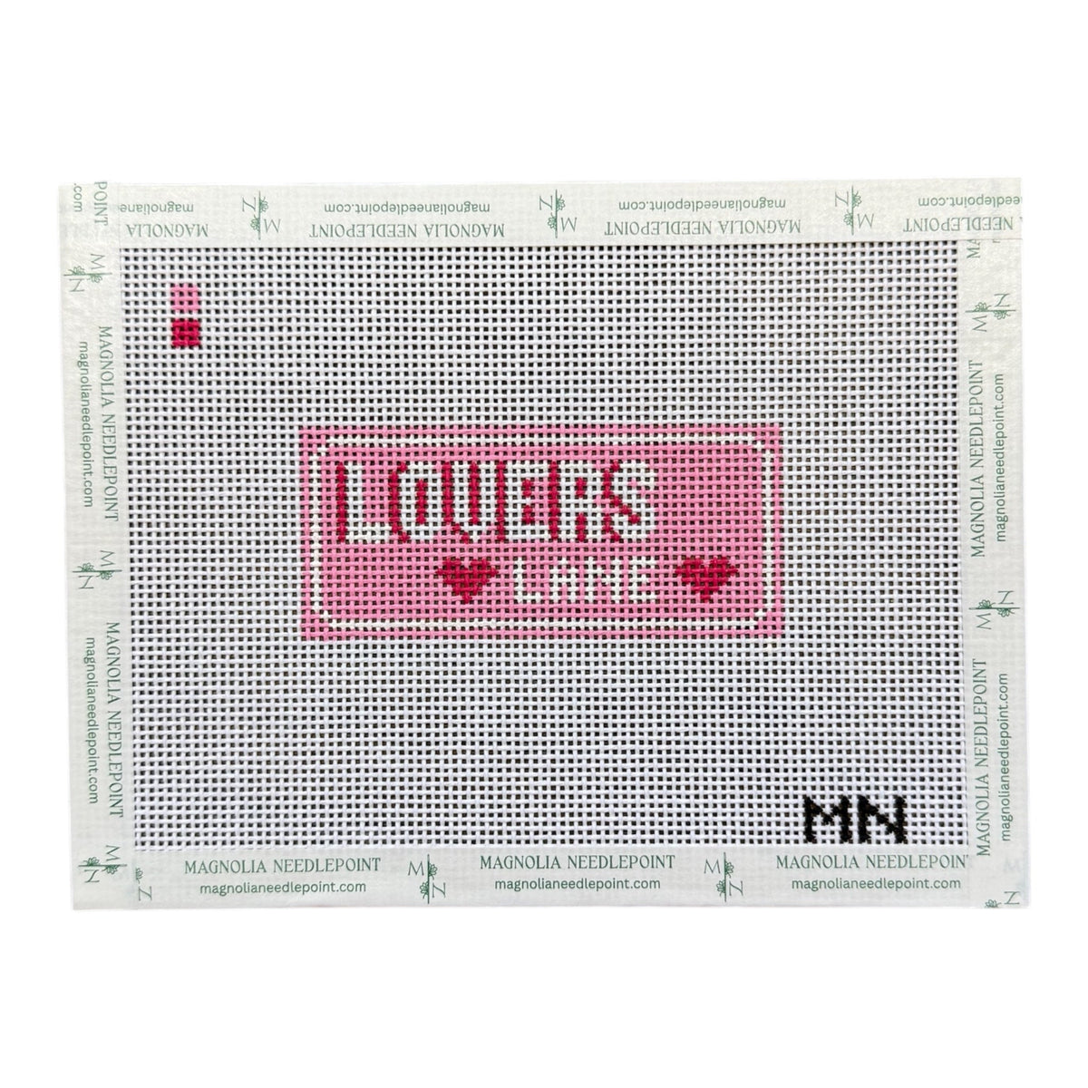 Lovers Lane needlepoint canvas