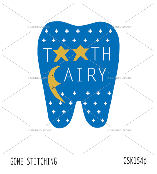 Tooth Fairy Pillow needlepoint canvas