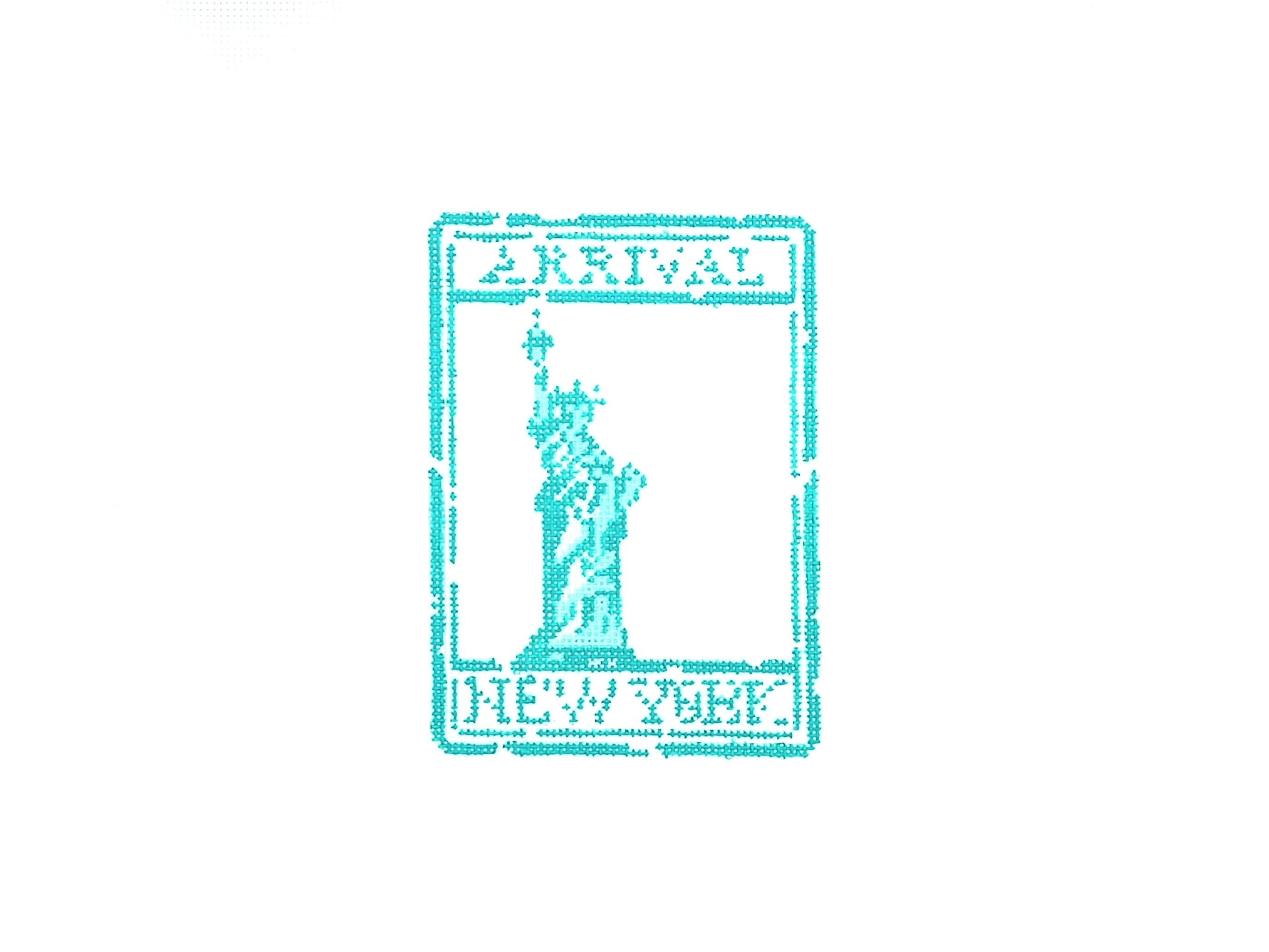 Passport Stamp - New York - Audrey Wu Designs