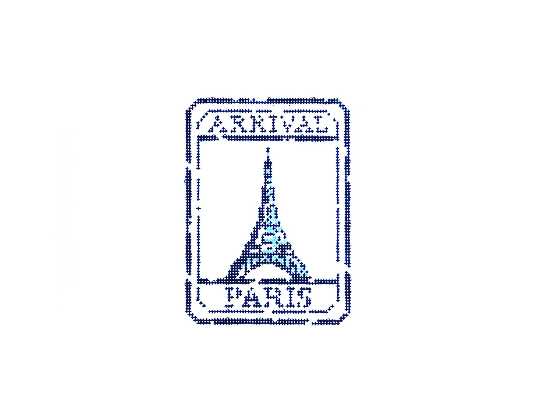 Passport Stamp - Paris - Audrey Wu Designs
