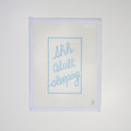 Shh...Adult Sleeping Door Hanger needlepoint canvas