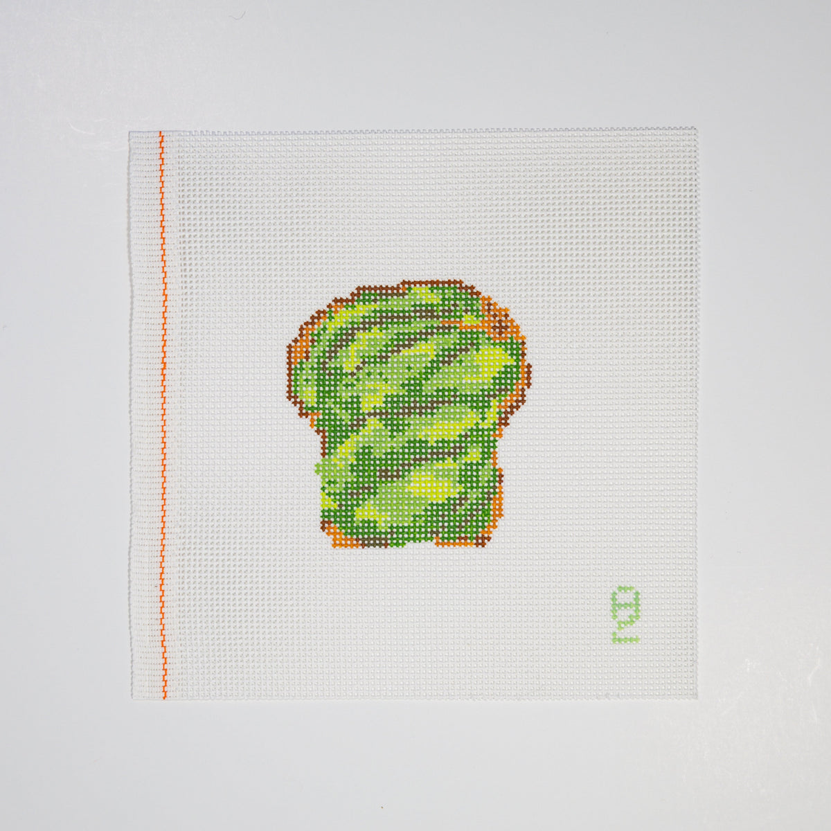 Avocado Toast Needlepoint Canvas needlepoint canvas