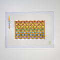 Rainbow Cane Needlepoint Glasses Case needlepoint canvas