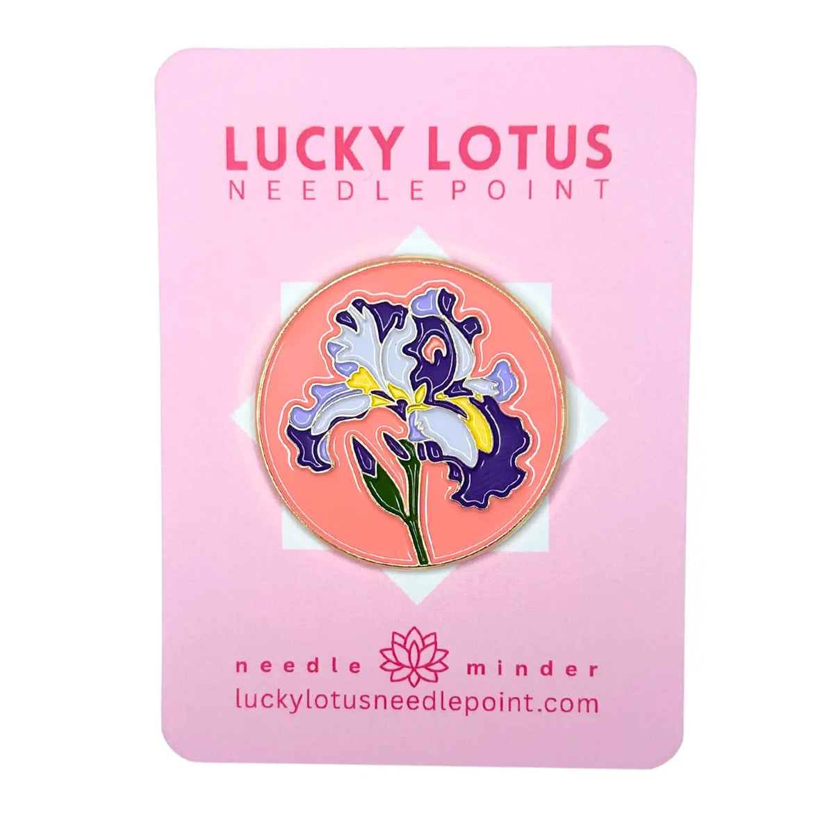 Iris Tennessee Needle Minder needlepoint