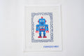 Robot needlepoint canvas