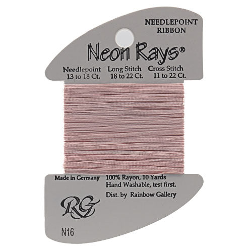 N16: Pale Peach Neon Rays