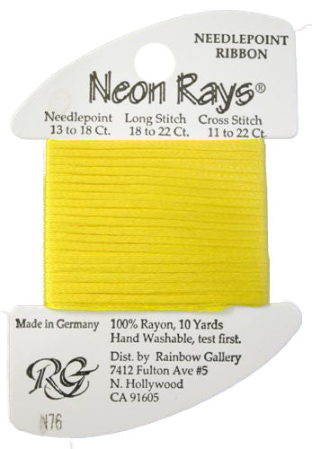 N76: Brite Yellow Neon Rays