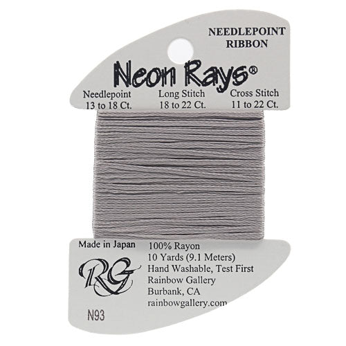 N93: Gunmetal Gray Neon Rays