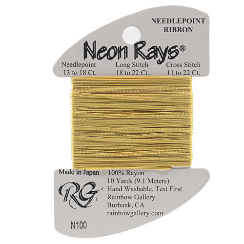 N100: Brassy Gold Neon Rays