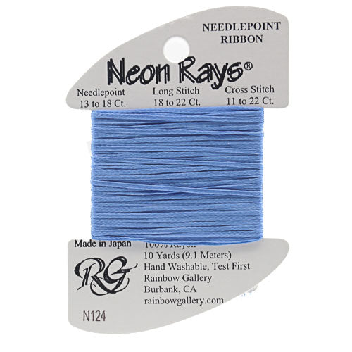 N124: Delft Blue Neon Rays