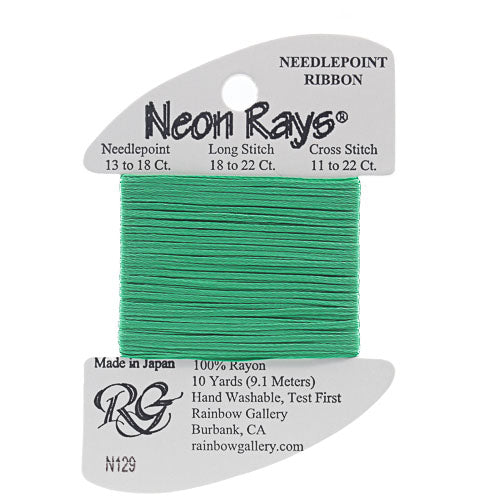 N129: Lite Christmas Green Neon Rays