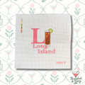 L for Long Island needlepoint canvas