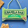 Granola Bar needlepoint canvas