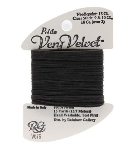 V676: Charcoal Very Velvet Petite