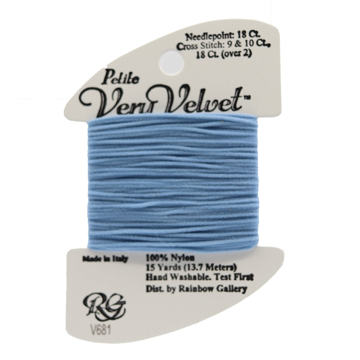 V681: Sky Blue Very Velvet Petite