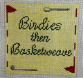 Birdies than Basketweave needlepoint canvas
