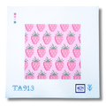 Strawberries needlepoint canvas