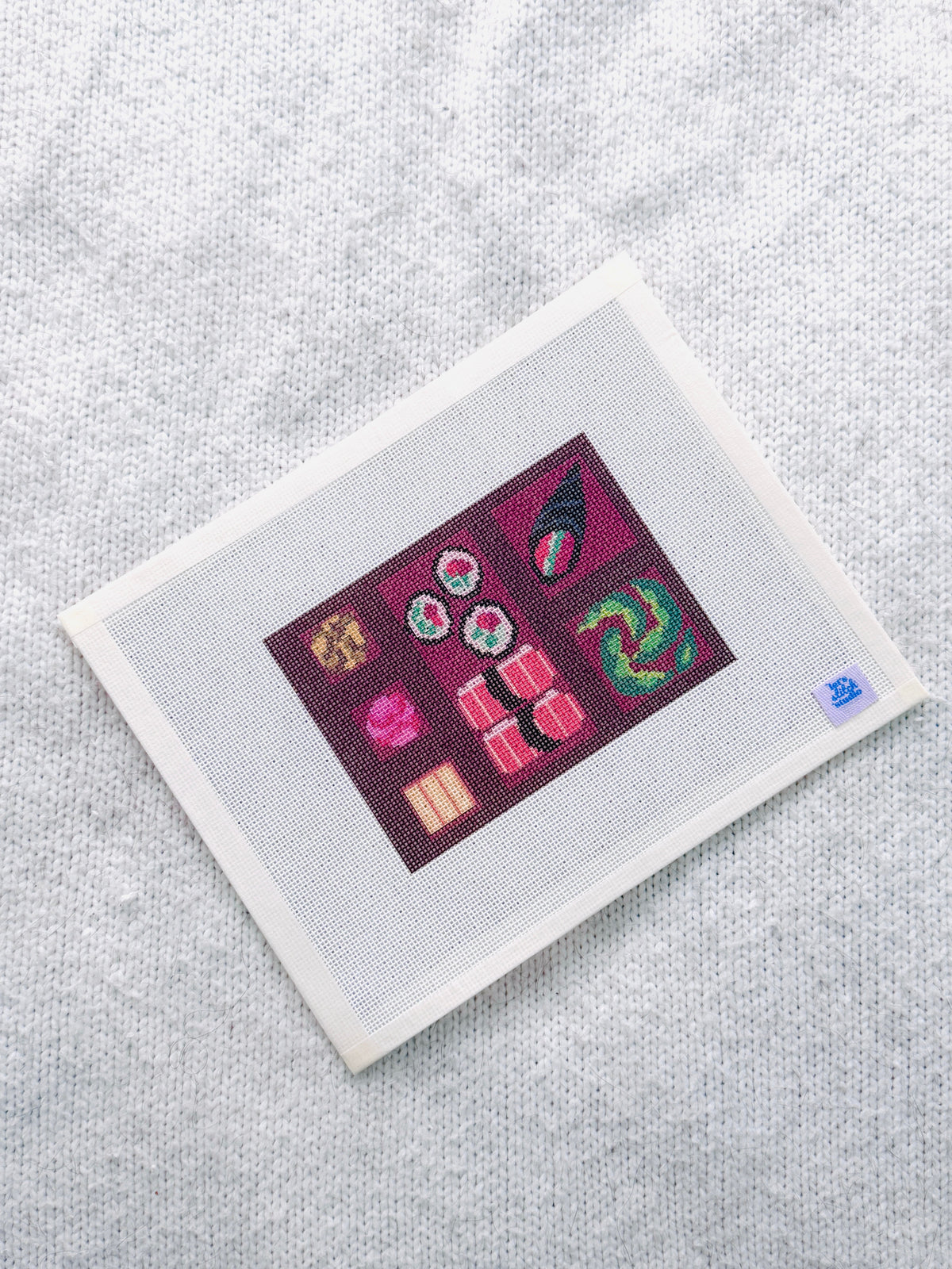 Sushi Bento Box 18 Mesh Needlepoint Canvas needlepoint canvas