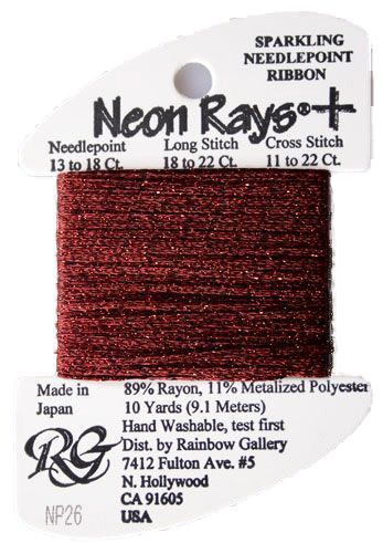NP26: Burgundy Neon Rays Plus