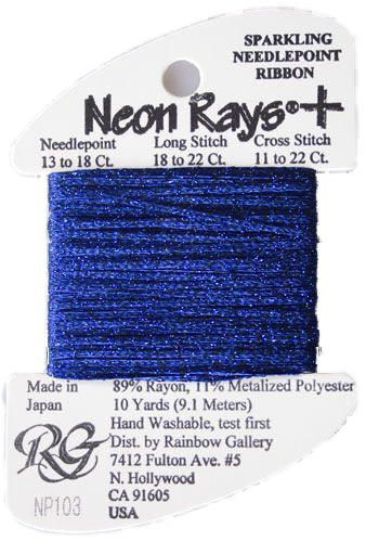 NP103: Indigo Blue Neon Rays Plus