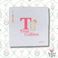 T for Tom Collins needlepoint canvas