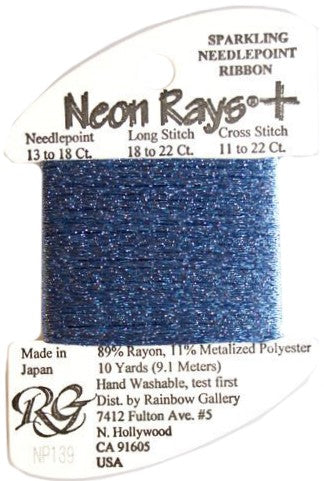 NP139: Cornflower Blue Neon Rays Plus