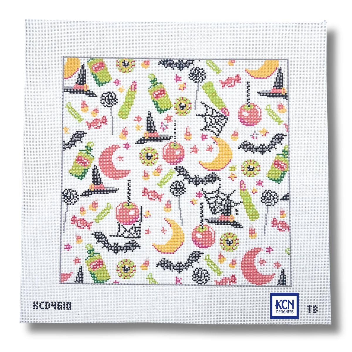 Halloween Collage needlepoint canvas