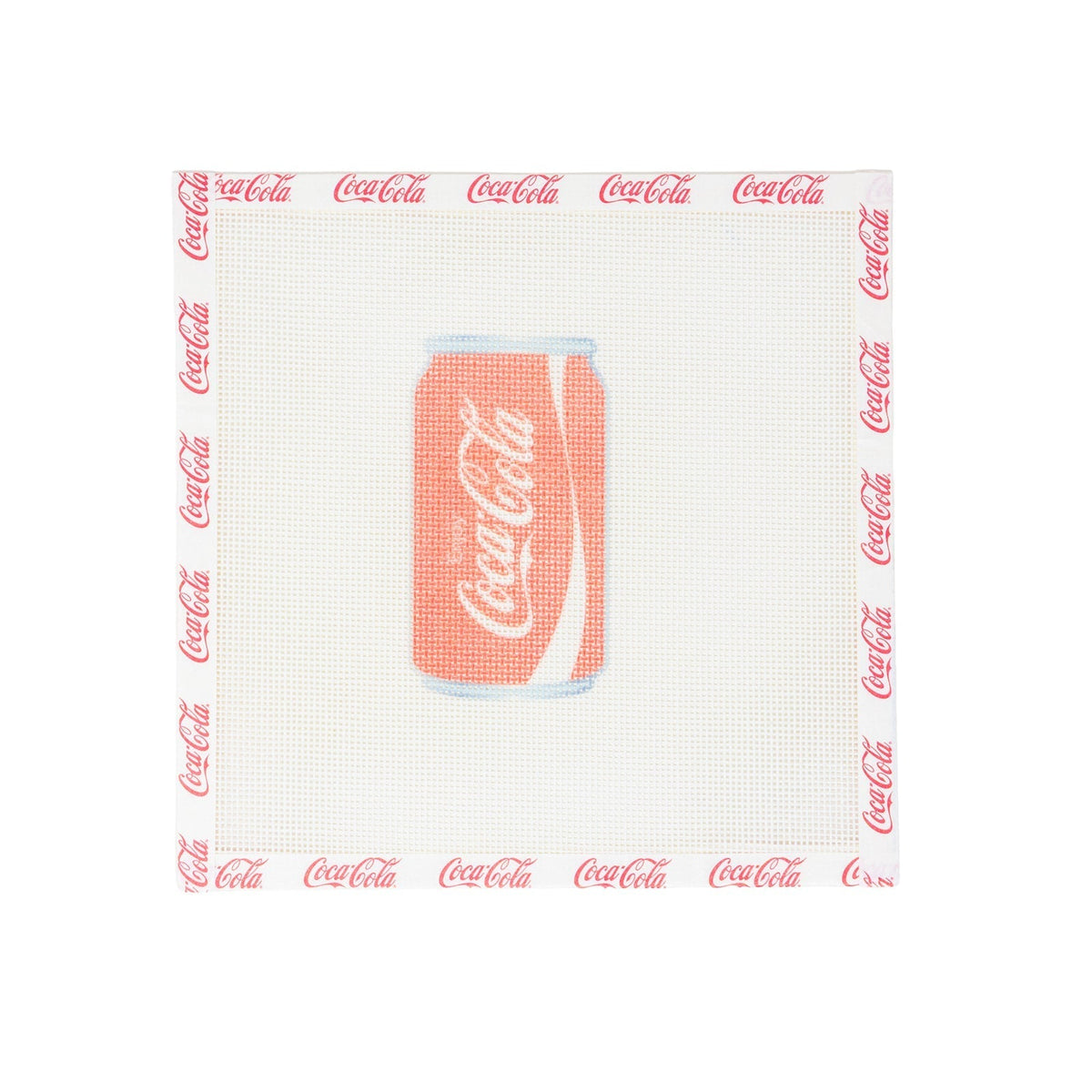 Coca-Cola Can Needlepoint Canvas
