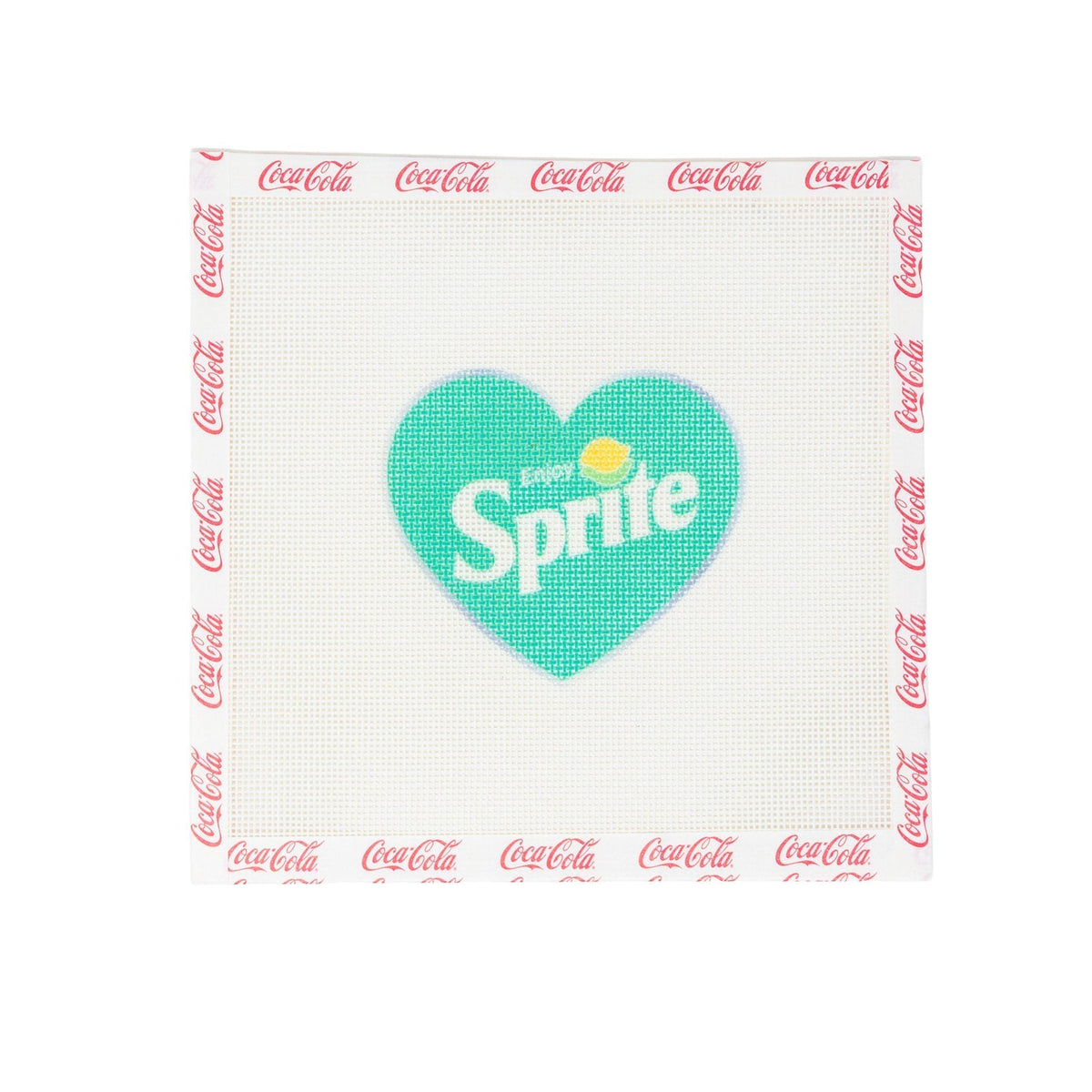 Sprite Heart Needlepoint Canvas