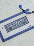 Fantasy Reader HandPainted 18 Mesh Needlepoint Bookmark Canvas needlepoint canvas