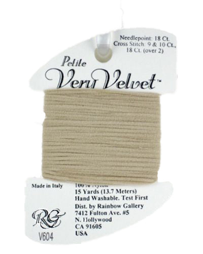 V604: Taupe Very Velvet Petite